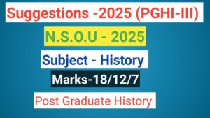 Read more about the article pghi suggestion 2025 3rd paper nsou m.a